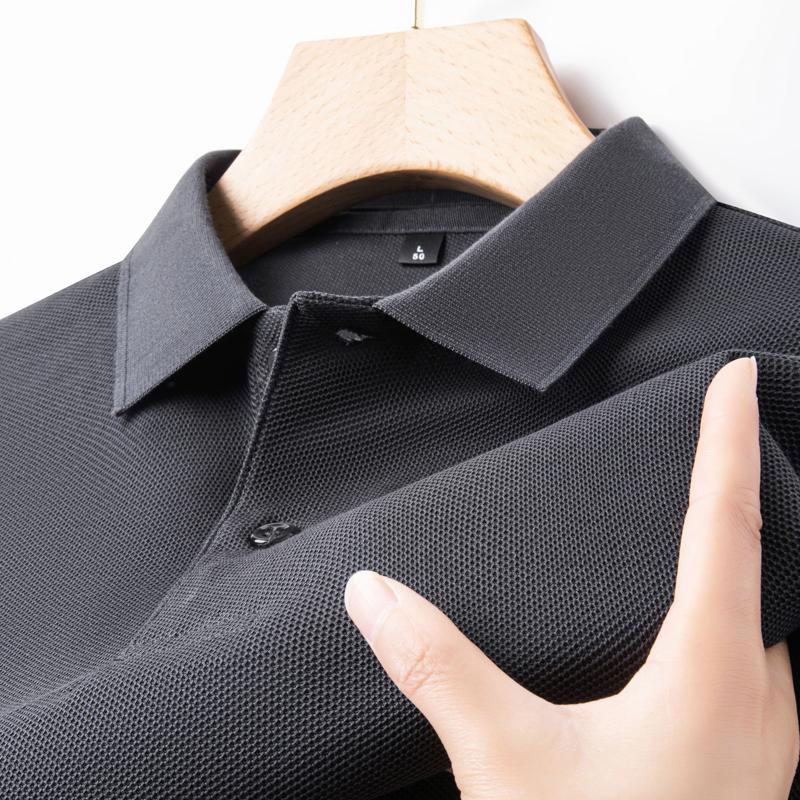 Men's 100% Cotton Polo Shirt -2026 Summer Fashion Casual Short Sleeve, Breathable Lapel Tee,10 Colors, Ideal for Golf and Sports