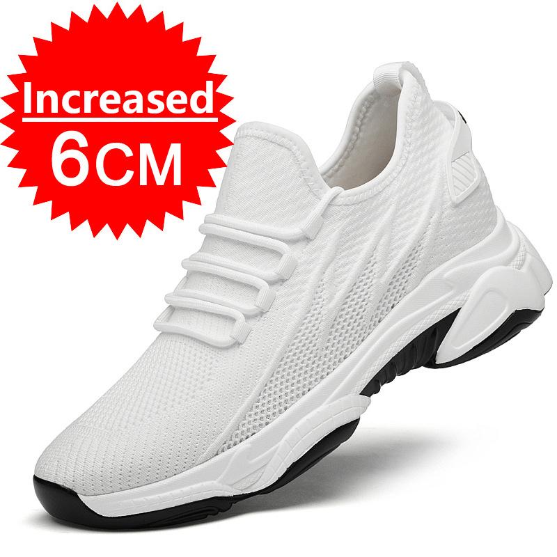 Scarpe da ginnastica da uomo Scarpe con rialzo Scarpe per aumentare l'altezza da uomo Casual Soletta 10 cm 8 cm 6 cm Tacchi opzionali Mocassini Uomo più alto Sport