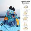 1pc Stitch Printing Blanket - Soft, All-Season Throw for Office Blanket, Personalized Gift with Adorable Cartoon Design