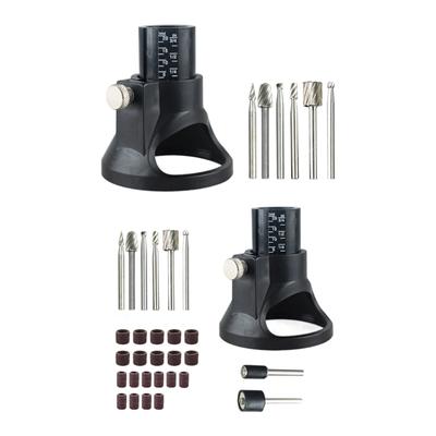 Rotary Milling Cutter Positioning Set Rotary Router Milling Cutter Guide Attachment For Wood Plastic Engraving