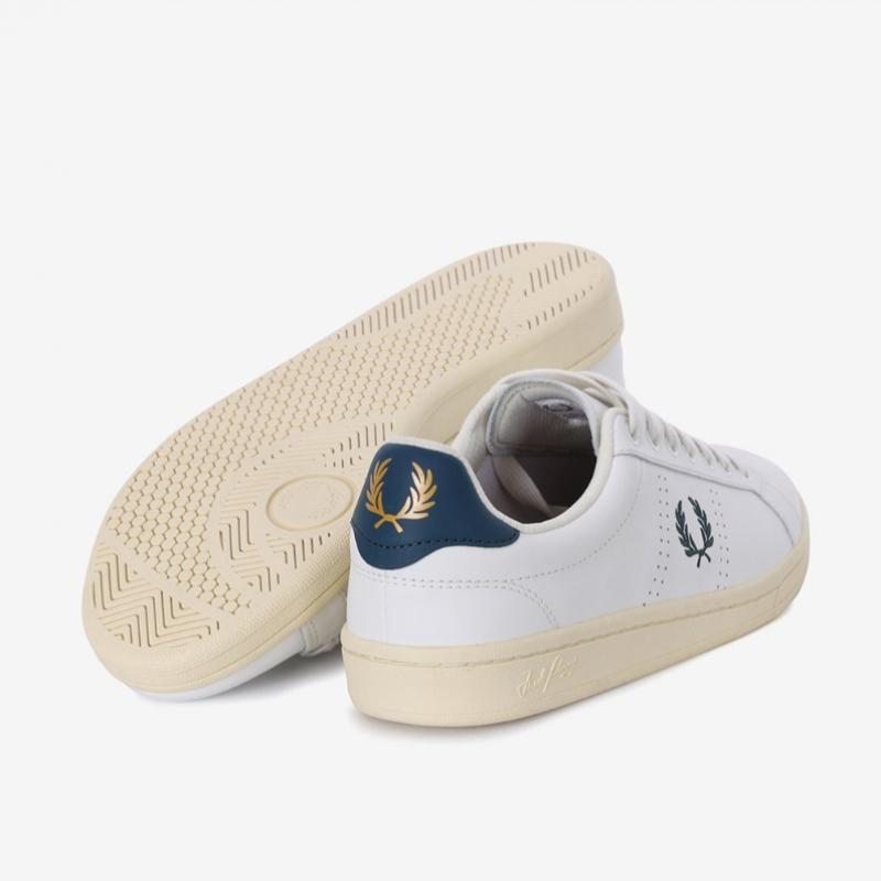 Fred Perry B721 Leather White Sneakers
