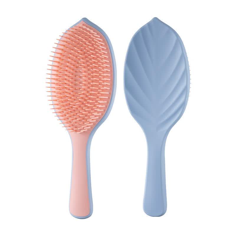 Sinle Leaf Detangling Hairbrush синий