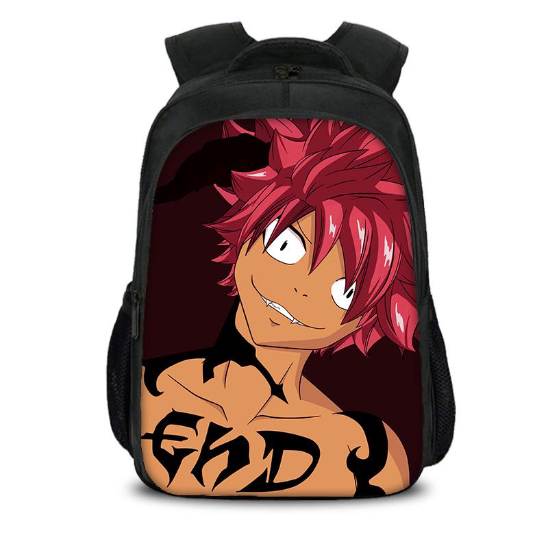 Fairy Tail Double Layered Backpack Boys and Girls Best Gift Stationery Sport Travel Large Capacity Bookbag