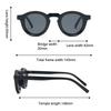 Round Small-Frame Premium Unisex Sunglasses Fashionable Uv Protection Shades