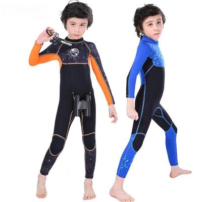 Kids' Long-Sleeve Thermal One-Piece Wetsuit