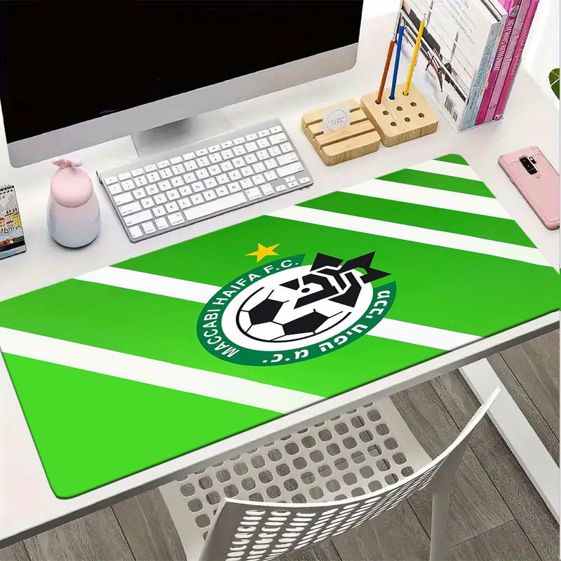 Maccabi Haifa Fc Crest Mouse pad Mouse pad, Gaming Mouse Pad, keyboard pad, Desk Decor for computer notebook Fan Gift Birthday Gift
