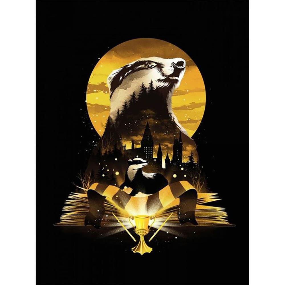 5D DIY Harry Potter Set Crafts Cross Art Stitch Mosaic Diamond Painting Magic School Decor Pixel Room Home Garden Large