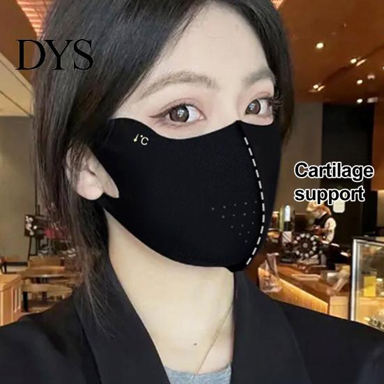 Comfortable Summer Face Guard Soft Ice Silk Guard, Half Sun Protection Neck Cover, Breathable Holes And Clavicle Shield with Elastic Ear Loop