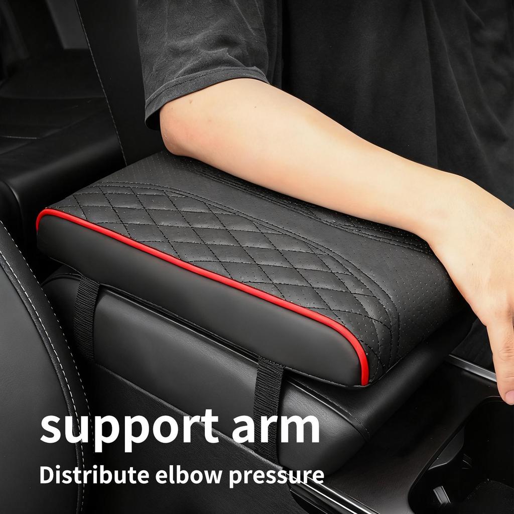 31x18x4.5cm Kryt loketní opěrky konzole Dvojitá kapsa Úložná podložka Organizér středové konzole auta pro interiér auta Příslušenství vozidla