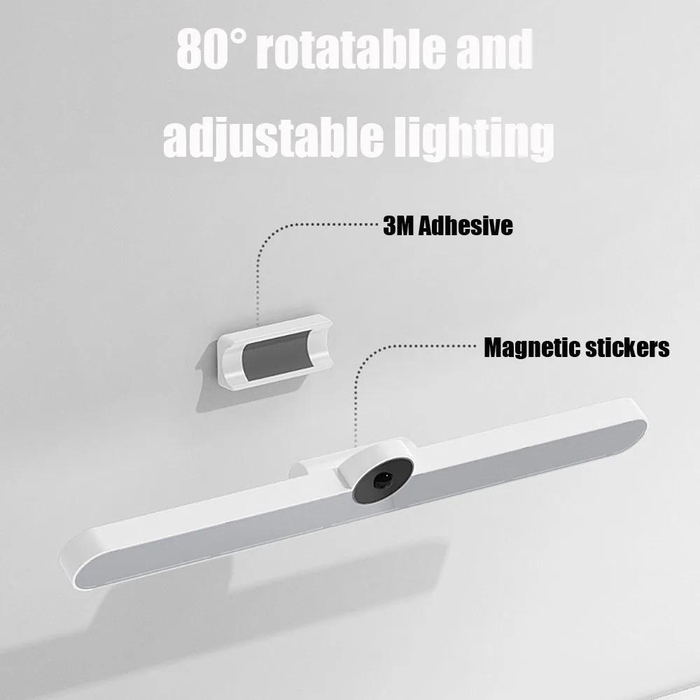 Xiaomi Night Light With Motion Sensor Led USB Rechargeable Bedroom Bedside Table Lamp Adjustable Kitchen Cabinet Strip Lights