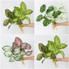 Large Size Artificial Plant 7 Heads Simulation Turtle Leaf Fake Greenery  Leaf  Photo Props
