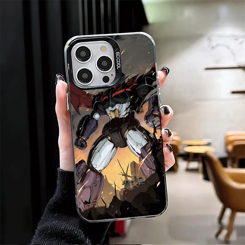 M-Mazinger Z Anime Soft Phone Case for iPhone 15 16 17 Pro Max 17Air 16E 14 Plus 13 12 Mini Shockproof Cover Back Shell