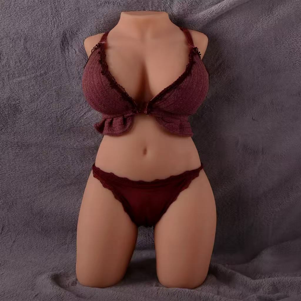 Sexpuppe Männlicher Masturbator mit Realistischer Vagina Weichen Brüsten und Engem Analen Torso Liebespuppe Erwachsenes Sex pornografisches Spielzeug