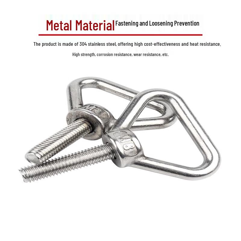 GUWANJI 304 Stainless Steel Triangular Lifting Eye Bolt