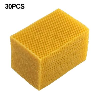 Beeswax Sheets Beehive Foundation Deep Foundation Sheets Natural Beeswax Hand-Rolled Beeswax Candles For Beehive
