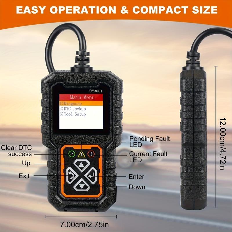 Car OBD2 Code Scanner Diagnostic Scanner Code Reader Erase Engine Fault Code Read Code Erase Code Battery Test Engine Light Can