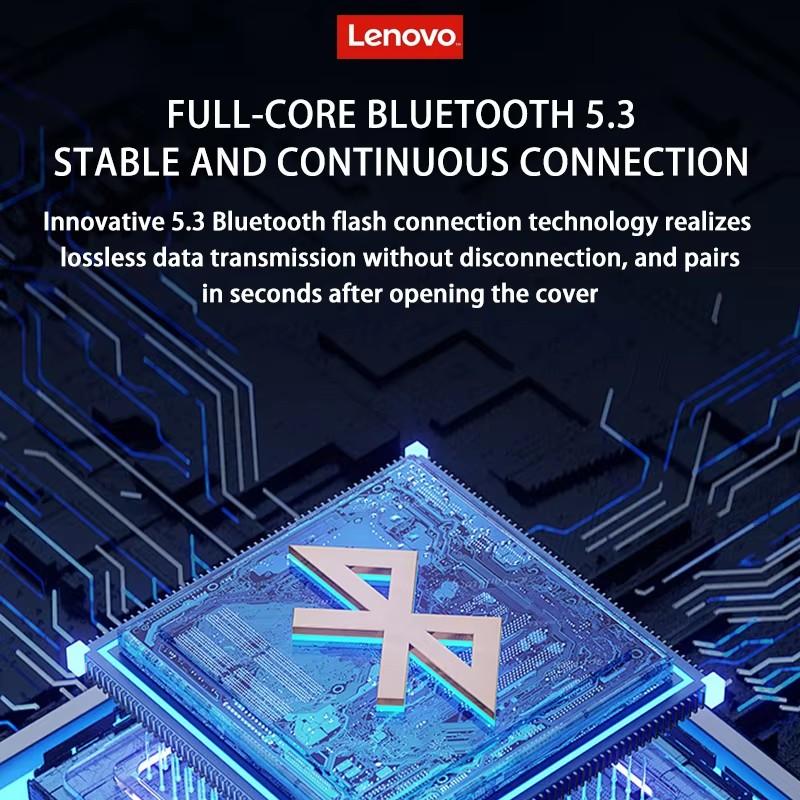 Lenovo XT80 OWS Drahtlose Bluetooth-Kopfhörer Wasserdichtes Sport-Headset LED-Leistungsanzeige Geräuschunterdrückung Gaming-Ohrhörer