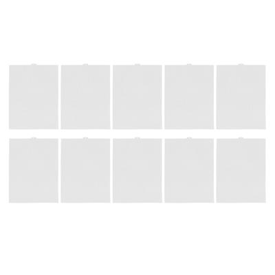 10Pcs 7 Count Plastic Canvas Sheets Cuttable Multifunctional Plastic Mesh Canvas Sheet for Coasters Tissue Boxes