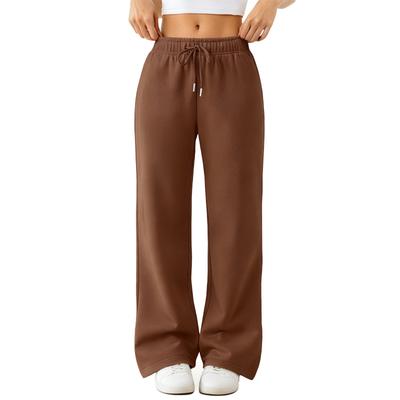 Fashion  Women's Sports Pants Loose Wide-Leg Leg Pants Casual Comfortable Wide-Leg Jogging Pants With Pockets