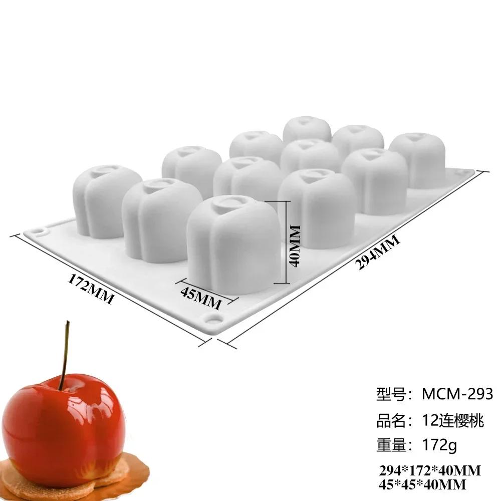 Fruit Dessert Mold Cake Mold Fruit Mousse Banana Orange Apple Pear Strawberry Pine Cone Shaped Food Decoration Tool