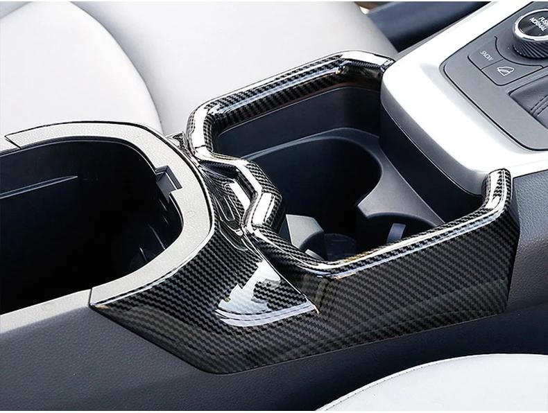 For Toyota RAV4 XA50 2019 2020 2025 2025 2025 2025 2025 Hybrid Car Front Row Water Cup Holder Panel Decoration Cover Frame Trim