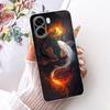 Cartoon Animal Cool Dragon Chinese Loong Painting Casing For Oppo A6x A6t 4G 5G a6x India A6T Pro Phone Case Soft Clear Silicone