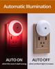 4-Pack EU Plug Light-Controlled Night Lights for Bedroom, Living Room, and Bathroom