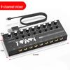 Professional 8-Channel Audio Mixer: Compact Six-Channel Instrument Hub