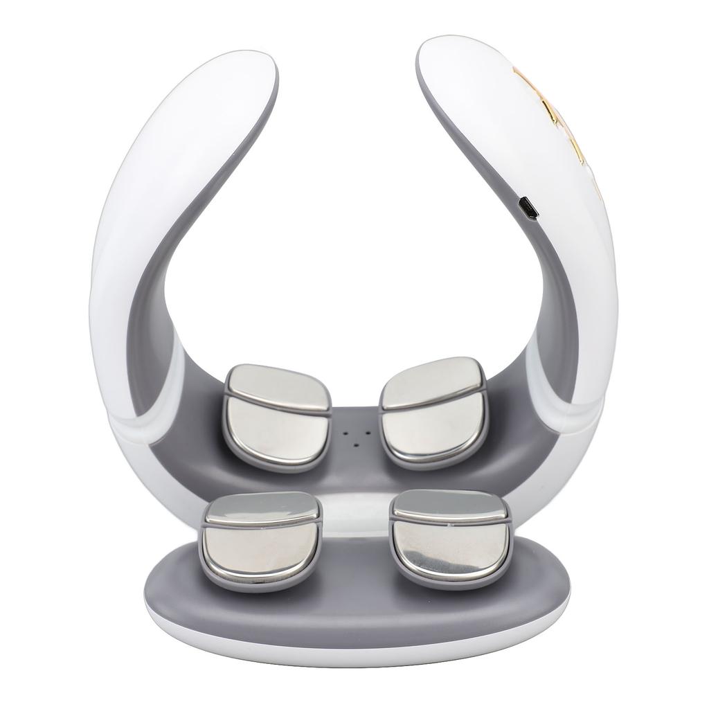 Electric Pulse Neck Massager with 8 Massage Heads 6 Modes 15 Levels Intelligent Cordless TENS Unit