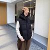 2025 Autumn/Winter New Collection, Korean Edition, Loose, Stand Up Cotton Vest, Female, Loose, Cotton Shoulders, Outerwear