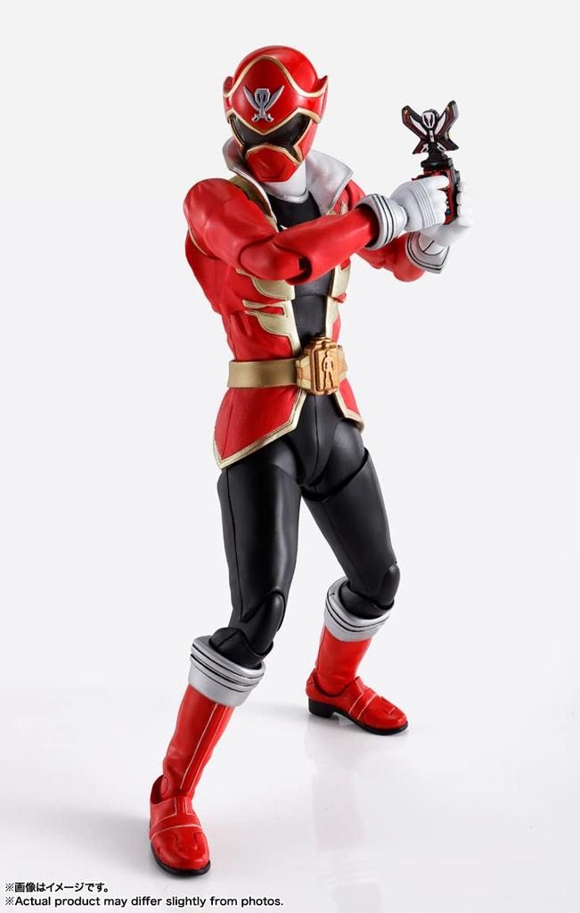 TAMASHII NATIONS Kaizoku Sentai Gokaiger Gokai Red 145mm painted movable figure S.H.Figuarts (Shinkocho Seiho) approx. PVC&ABS