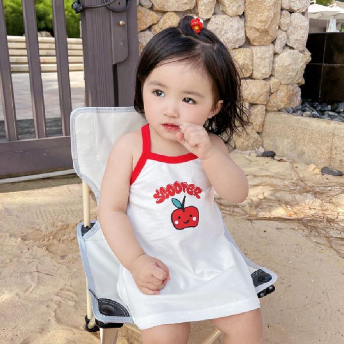 Girls Summer Sleeveless Dress Lightweight and Stylish for Toddlers 80