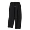Seupeullaesikodeu One-Pleat Wide Sweatpants Black