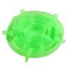 6Pcs BPA Free Reusable Silicone Preservation Covers Airtight Stretch Universal Lids for Leftover Food Storage