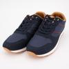 Men's Two-material Low-top Lace-up Sneakers with Suede Effect and Smooth Faux Leather ELLESSE
