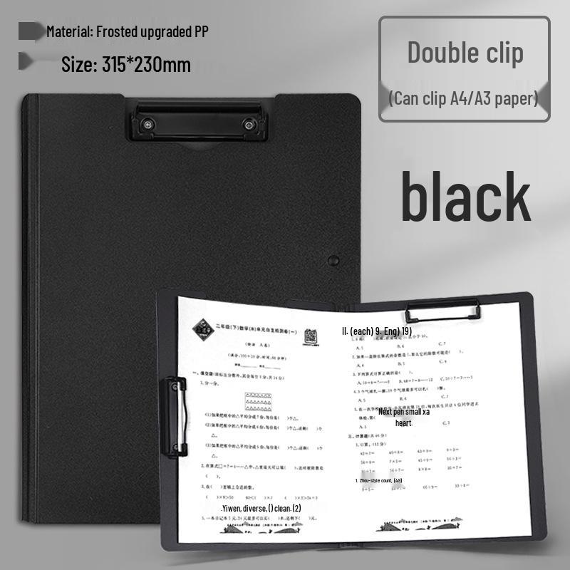 A4 Document Clipboard and A3 File Organizer with Horizontal Writing Pad