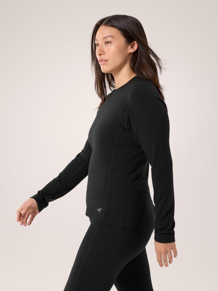Satoro Merino Wool Crew Neck Long Sleeve X000008474 Black XS Arc'teryx Women's