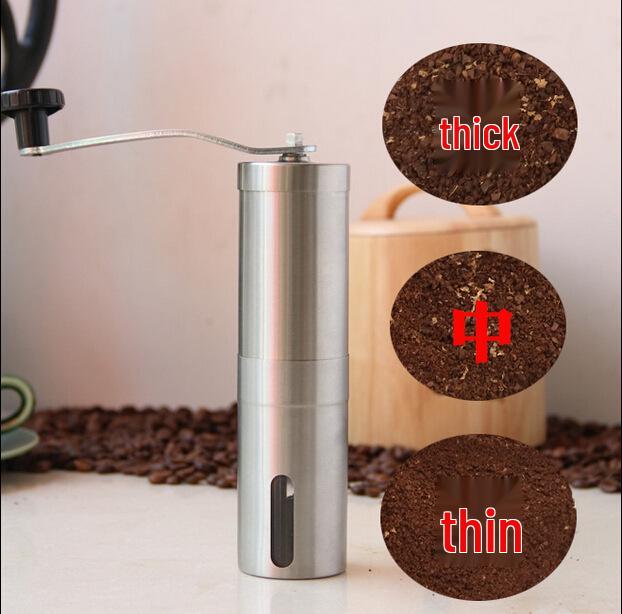 Compact Manual Coffee Bean Grinder for Home Use