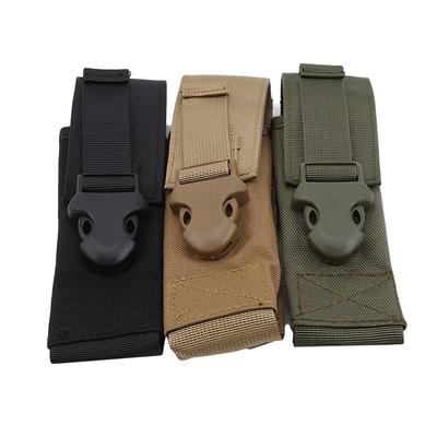 Taktische Molle-Taschenlampentasche, LED-Taschenlampenholster, Militär-Hüfttasche, Outdoor-Camping-Jagdzubehör-Pack, EDC-Werkzeugtasche