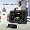 Automatic Time Calibration Wireless Thermograph Hygrometer Clock Color Screen Temperature Alert For Nursery