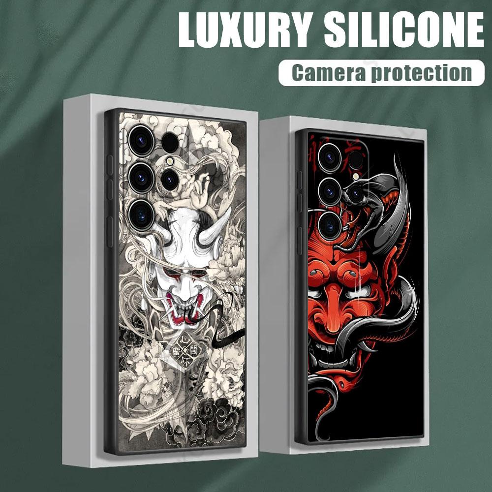 Japanese Art Samurai Ninja S26Ultra Case For Samsung Galaxy S26 S25 S24 S23 S20 S21 FE S22 Ultra Plus 5G Cases Soft Phone Cover