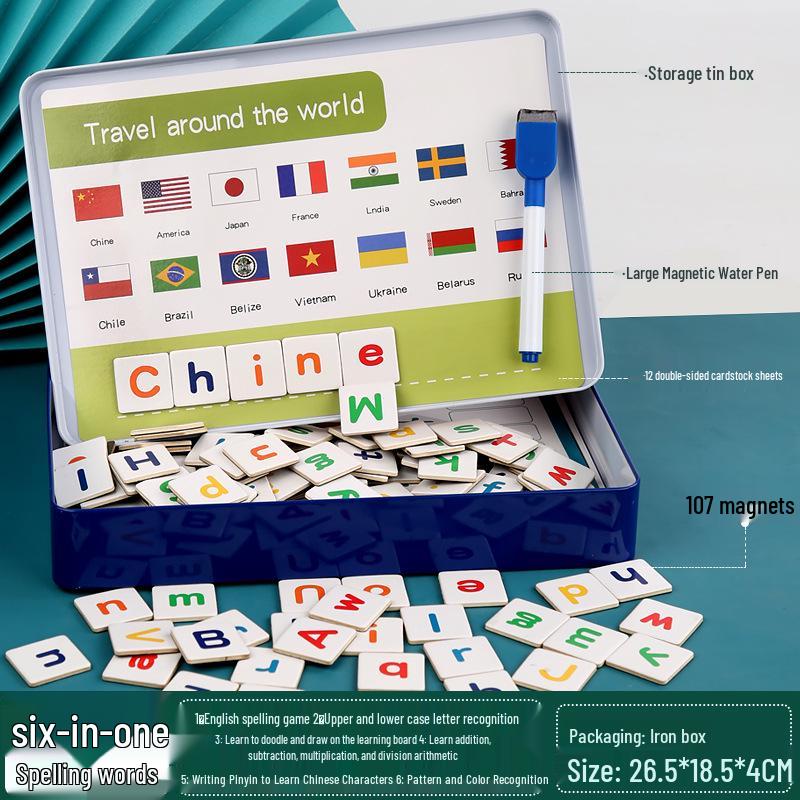 

Деревянный пазл с алфавитом - Ранняя развивающая игрушка для детей