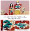 Osaka Choseido Hina Doll Compact Mini Wooden Name Engraved Wooden Tag Bonus Nara Itto Carving Made In Japan Hina Doll Standing Hina (Shipping