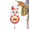 Set of 8 Rabbits Revolving Lamp Festival Scaldfish Easy Assembly and Storage Lamps Handmade Cultural Home Decoration