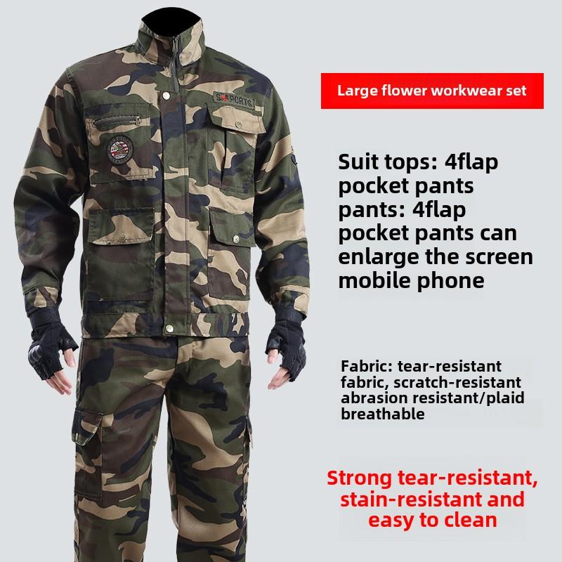 

Весняно-осінній робочий одяг Чоловічий одяг Товсті Нові Штани-костюм Обслуговування об єкта Одяг для авторемонту Одяг для чоловіків M зелений