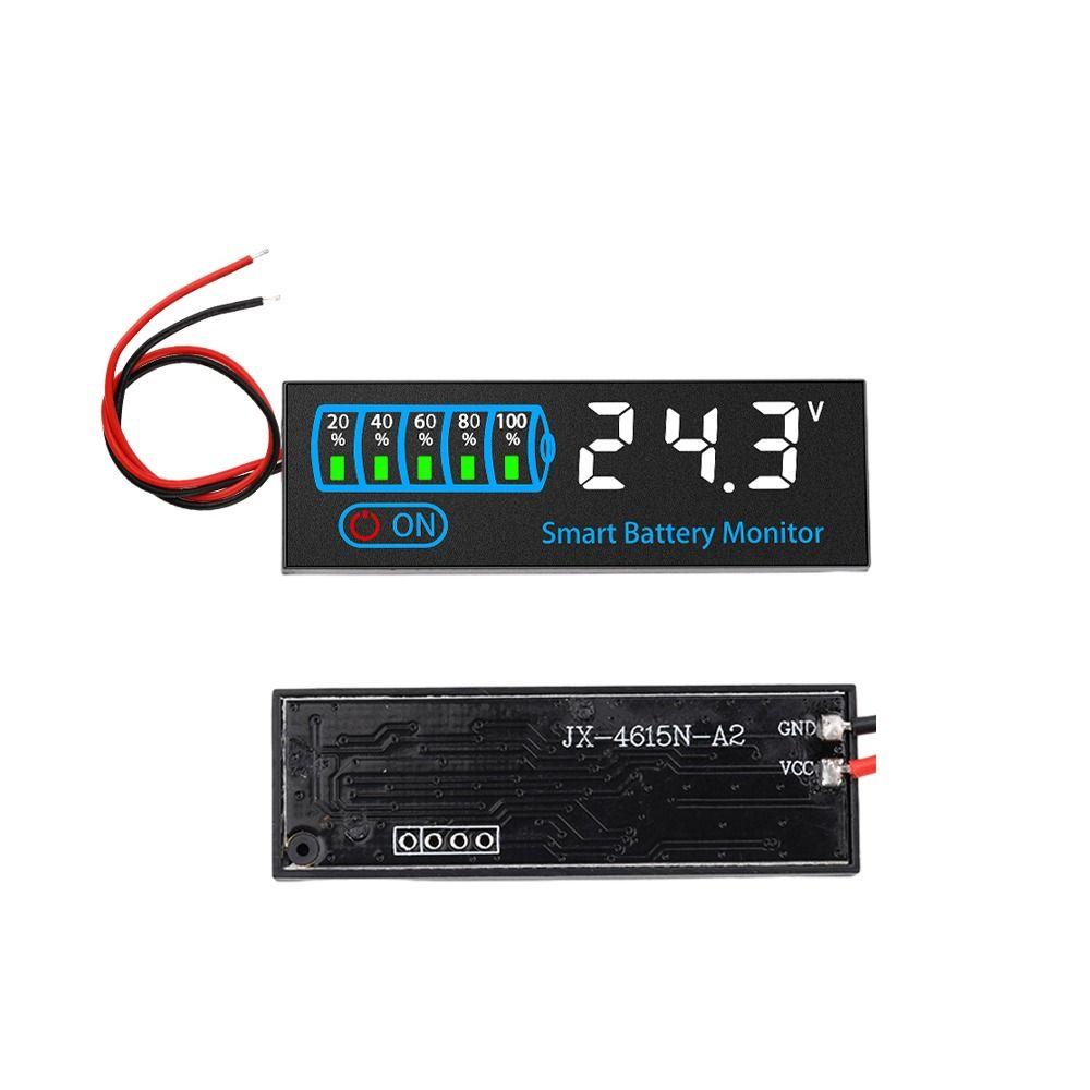 DC 7-55V Battery Capacity Display Tester 12V 24V Battery Power Display Panel Lithium Battery