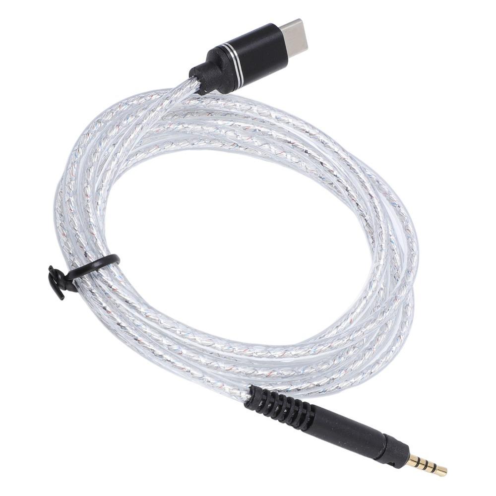 Lightweight USB C to 2.5mm Headphone Cable for M30X M40X M50X for HD598 599 HD558 Daily Audio Use
