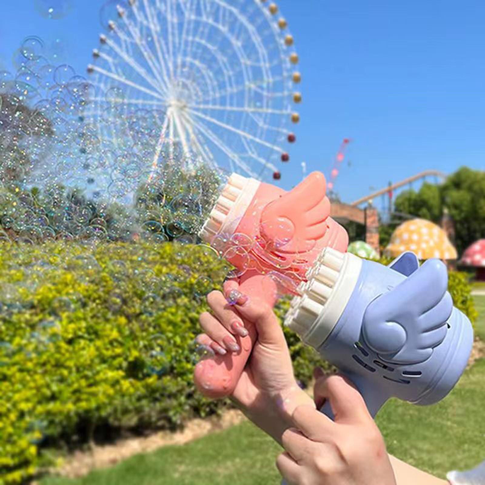 

Sagit Angel Bubble Hammer Bubble Machine Электрические игрушки для выдувания пористых пузырей 10 мл