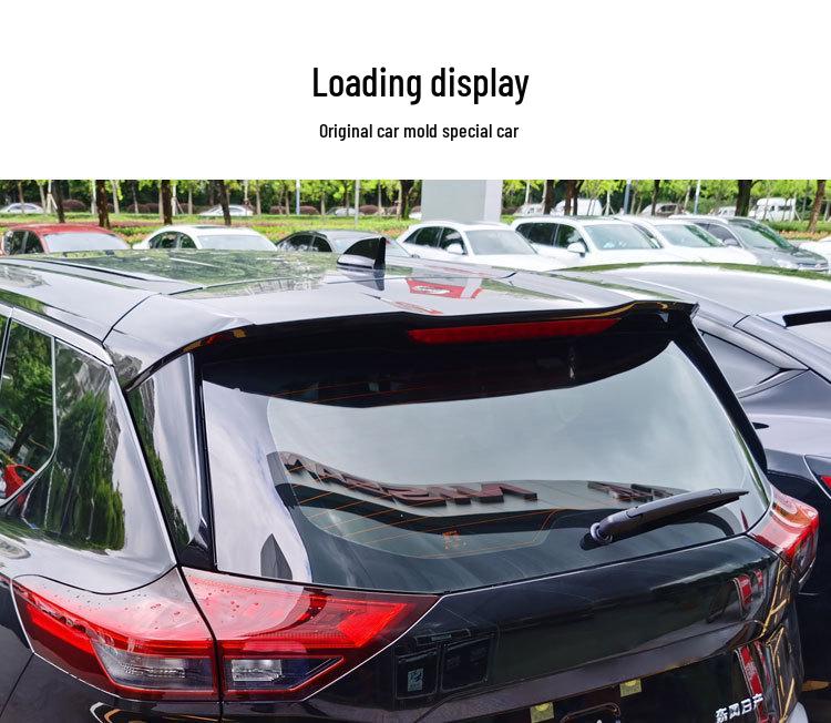 New 2022 Nissan X-Trail Rear Roof Spoiler: Modified Car Tail Wing Trim Accessory