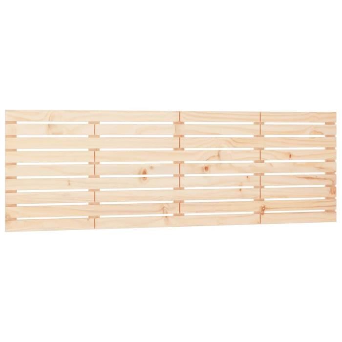 VidaXL Wall-mounted Headboard 206x3x63 Cm Solid Pine Wood 824718